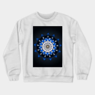 Blue 3D Decoration Crewneck Sweatshirt